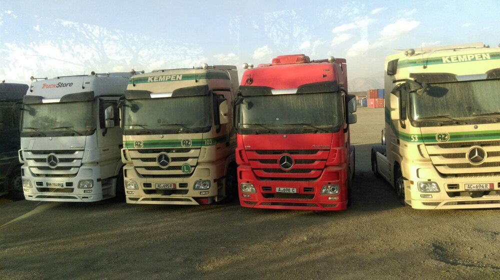 تردد کامیون‌ها در مرز نوردوز- مغری به وضعیت عادی بازگشت