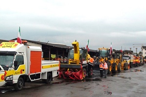 ارسال محموله ماشین‌های‌راهسازی به خوزستان توسط خطوط ریلی