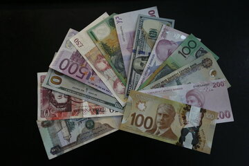 نرخ رسمی یورو و ۱۵ ارز کاهش یافت