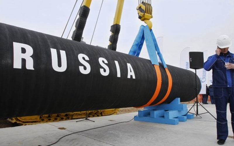 خط لوله گاز روسیه را تحریم کرد